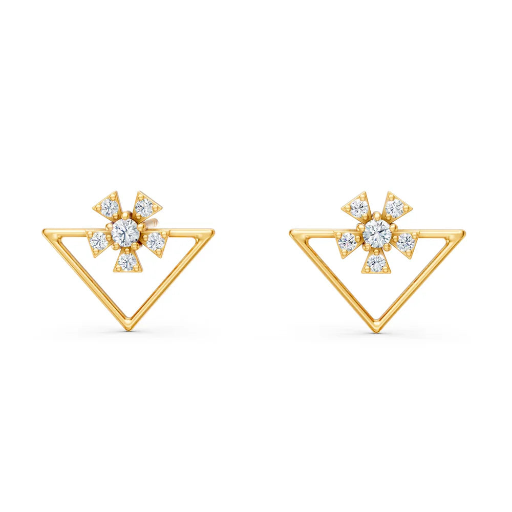 Tria Bloom Stud Earrings